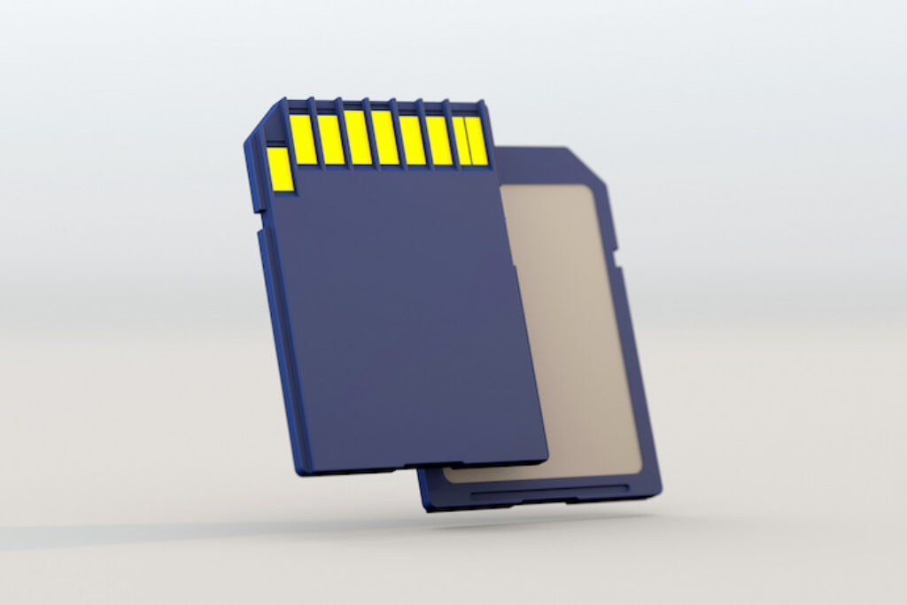 Cartão SD azul