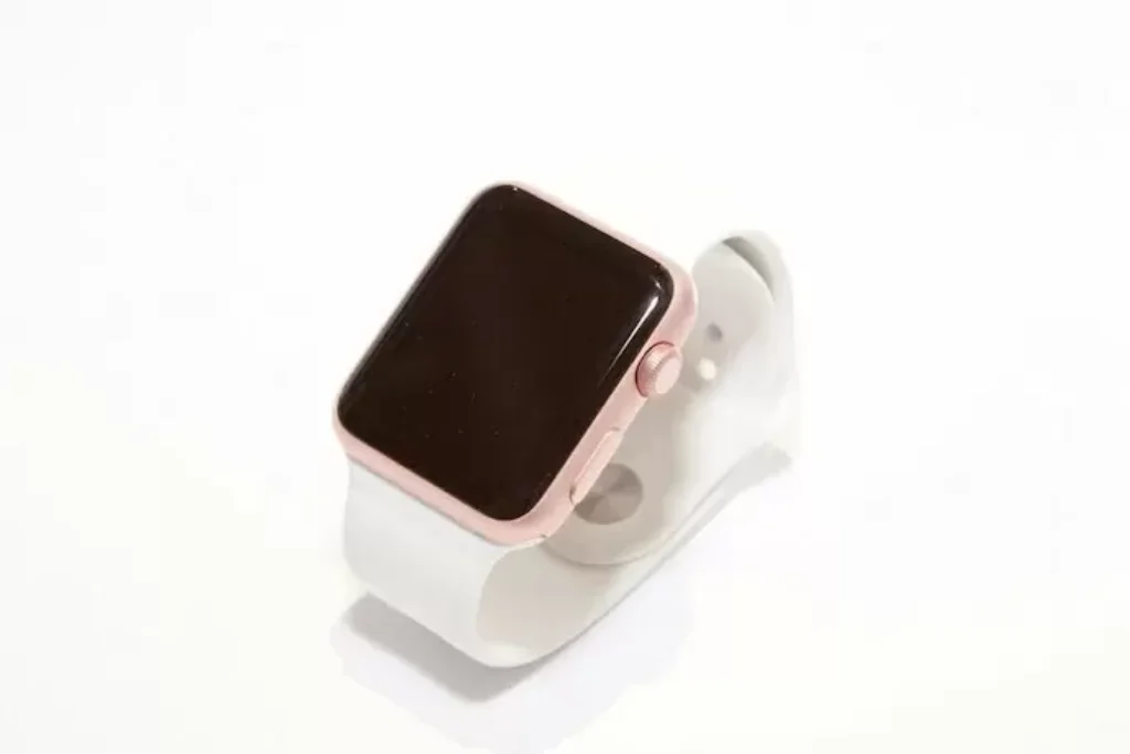 pulseira branca para relógio Apple